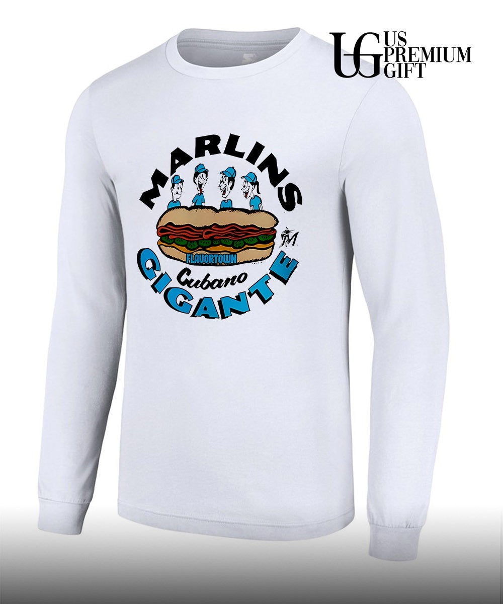 Marlins Cubano Gigante Flavortown Sandwich shirt Unisex