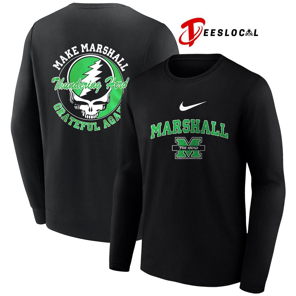 Marshall Thundering Herd x Grateful Dead grateful again shirt Unisex