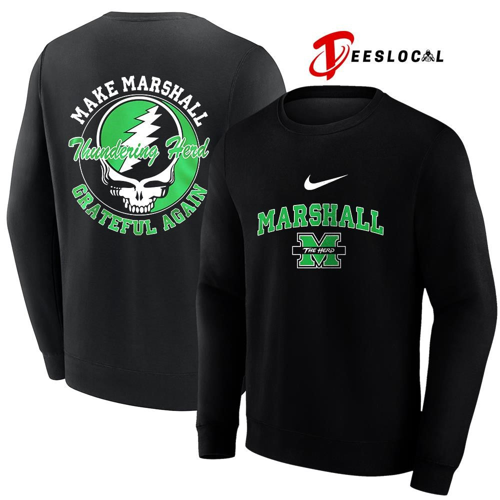 Marshall Thundering Herd x Grateful Dead grateful again shirt Unisex