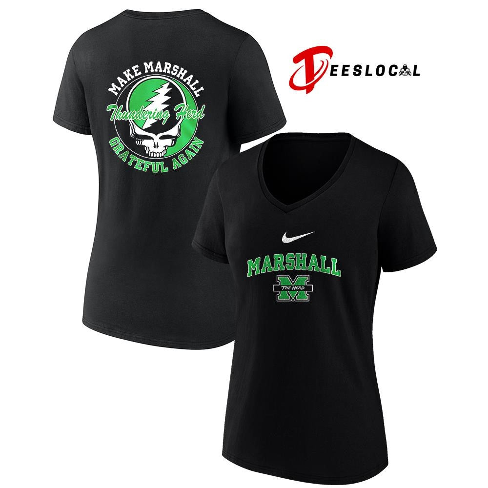 Marshall Thundering Herd x Grateful Dead grateful again shirt Unisex