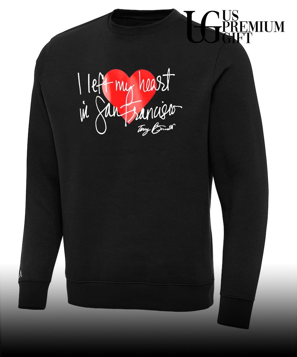 Martin Tony Bennett wearing I left my heart in San Francisco shirt Unisex