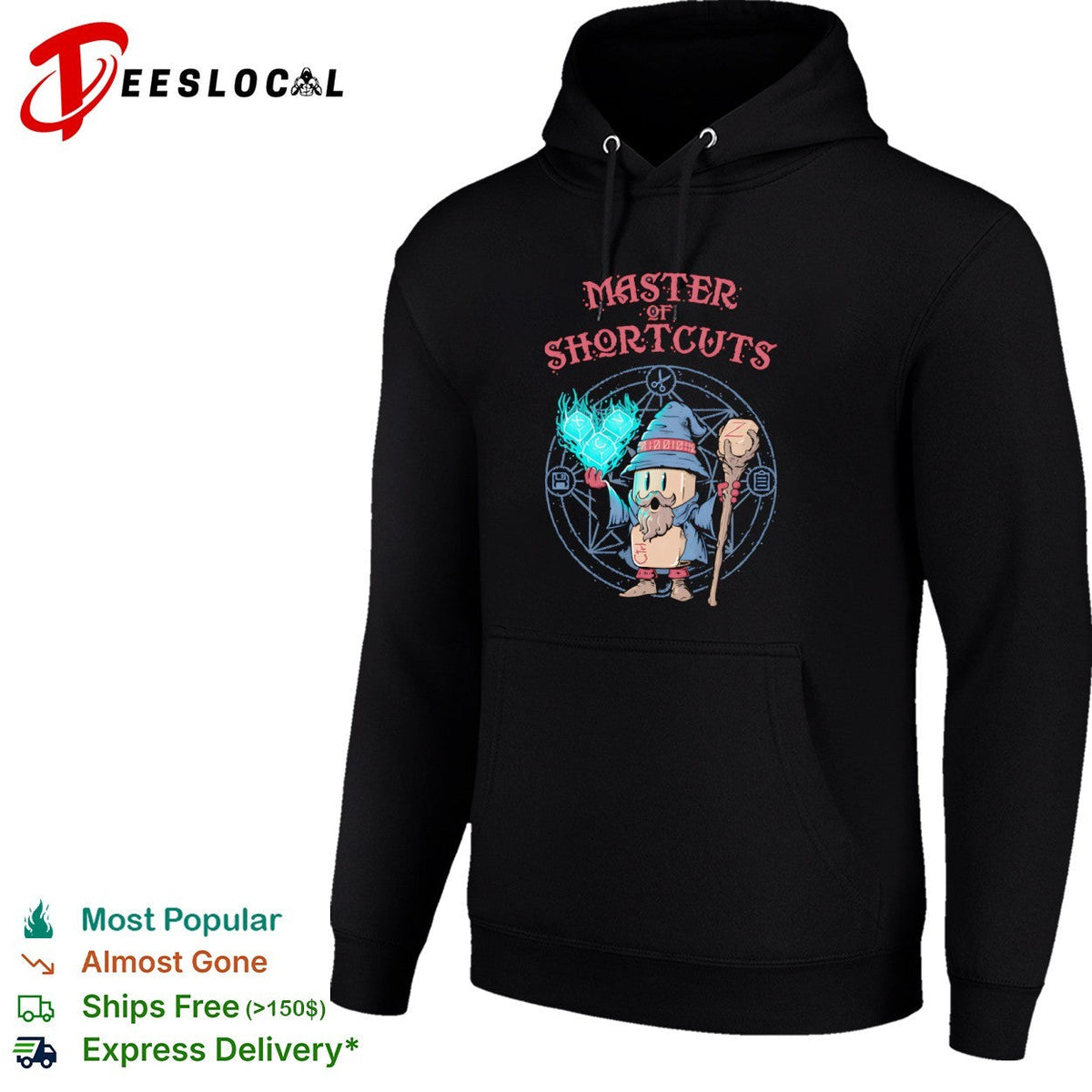 Master of Shortcuts the wizard of keyboard shortcuts specializing shirt Unisex