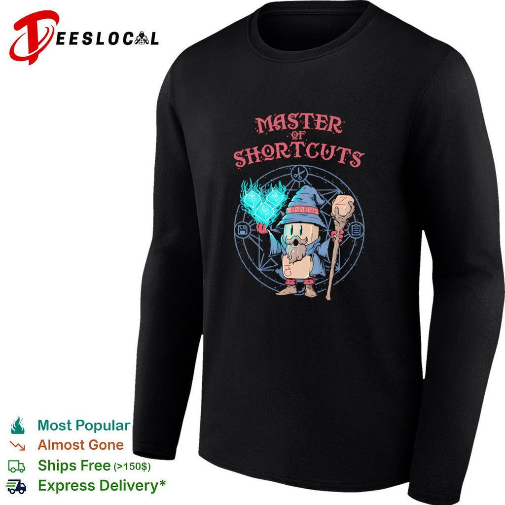 Master of Shortcuts the wizard of keyboard shortcuts specializing shirt Unisex
