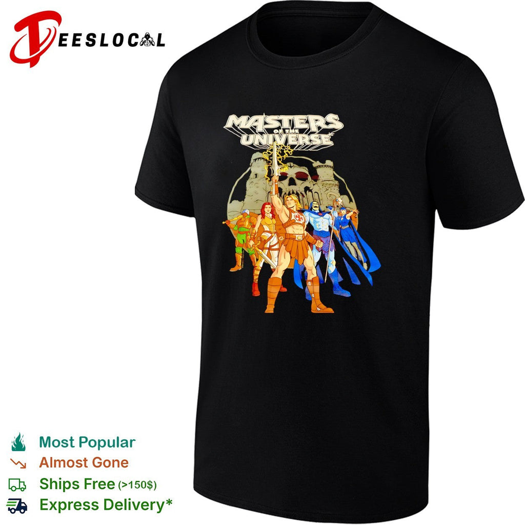 Masters of the Universe He-Man Skeletor Teela Man-At-Arms Evil-Lyn Castle Grayskull shirt Unisex