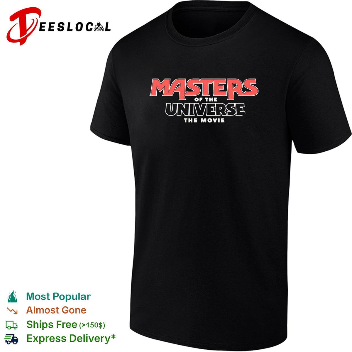 Masters of the Universe the movie logo vintage shirt Unisex