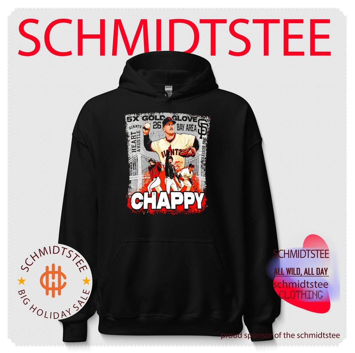 Matt Chapman SF Giants 5X Gold Glove Chappy shirt Unisex
