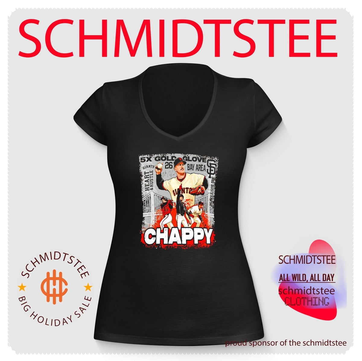 Matt Chapman SF Giants 5X Gold Glove Chappy shirt Unisex