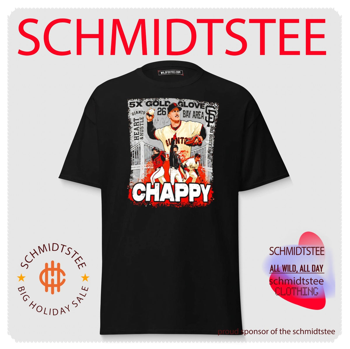 Matt Chapman SF Giants 5X Gold Glove Chappy shirt Unisex