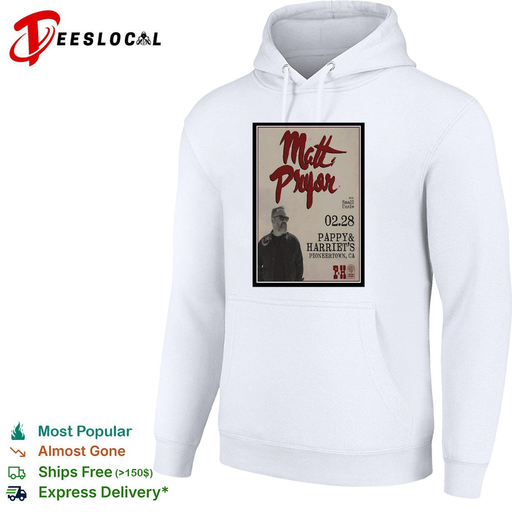 Matt Pryor with Small Uncle 02 28 Pappy and Harriets Pioneertown CA Concert shirt Unisex