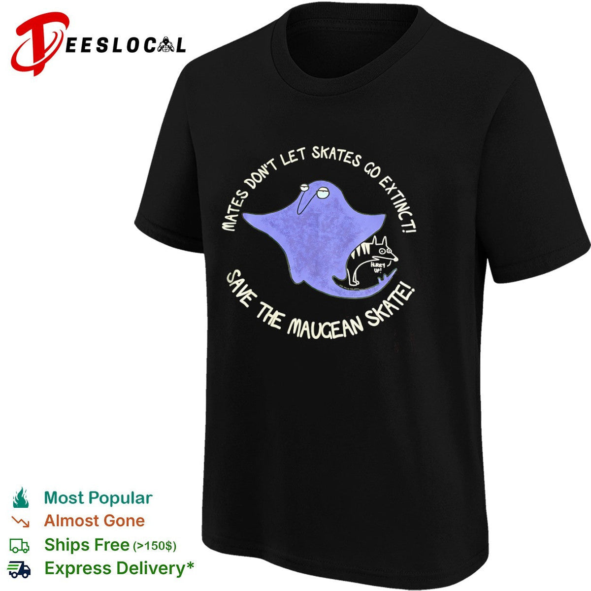 Maugean Skate Thylacine Mates dont let skates go extinct save the maugean skate shirt Unisex