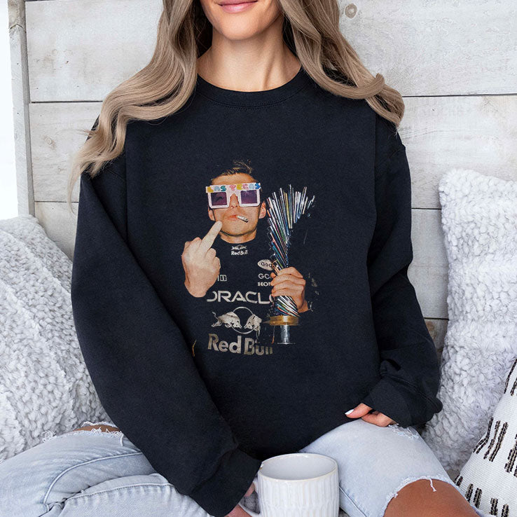 Max Verstappen Middle Finger T Shirt Unisex