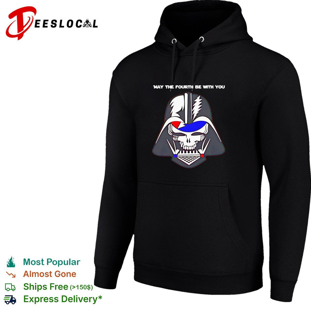 May The Fourth Be With You Grateful Dead Darth Vader big head shirt Unisex
