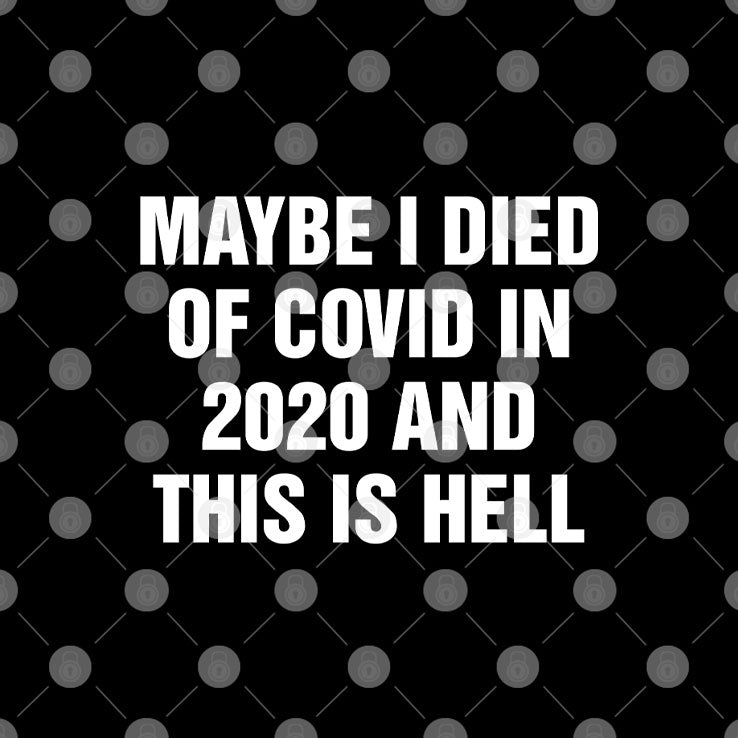 Maybe I Died Of Covid In 2020 And This Is Hell T Shirt Unisex