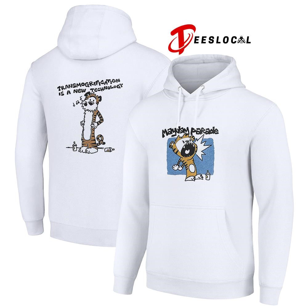 Mayday Parade transmogrification is a now technology tiger art shirt Unisex