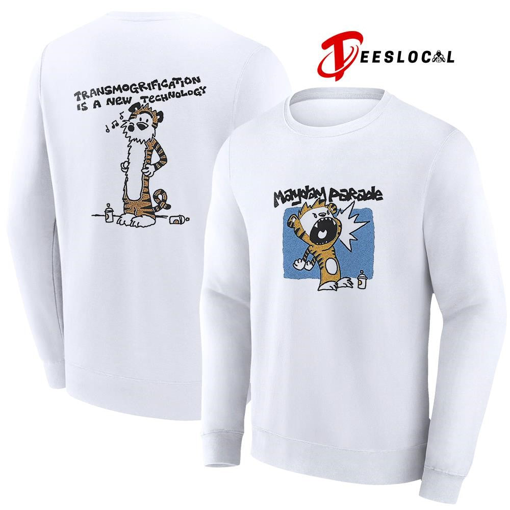 Mayday Parade transmogrification is a now technology tiger art shirt Unisex