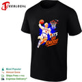 Mayor lets go Knicks number 14 dunk cartoon basketball shirt Unisex