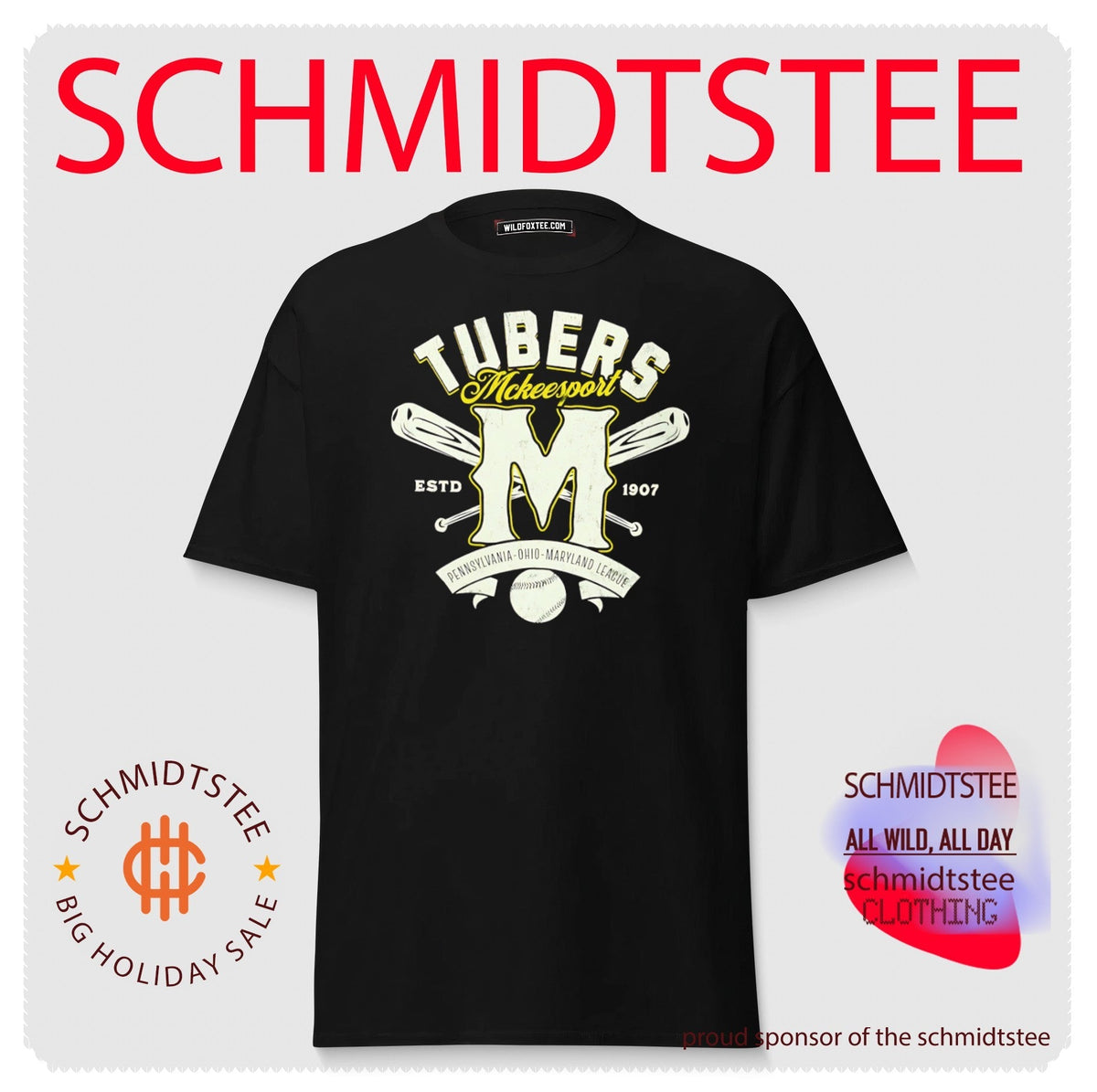 McKeesport Tubers Pennsylvania-Ohio-Maryland League Est 1907 shirt Unisex