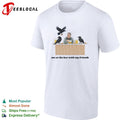 Me at the bar with my friends Crow Beer Peanuts Drinking shirt Unisex