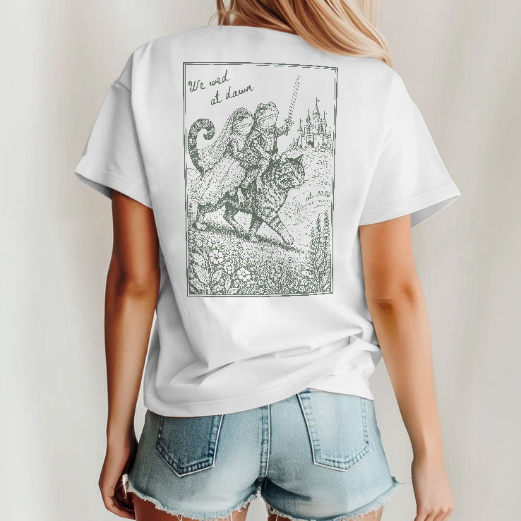 Medieval Frog Engagement Shirt Unisex