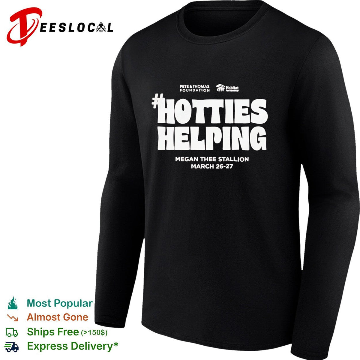 Megan Thee Stallion Hotties Helping Pete and Thomas Foundation Habitat shirt Unisex