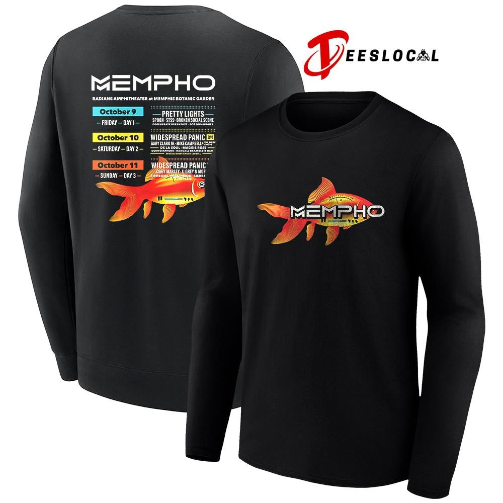 Mempho Music festival full lineup Memphis Tennessee Radians Amphitheater shirt Unisex