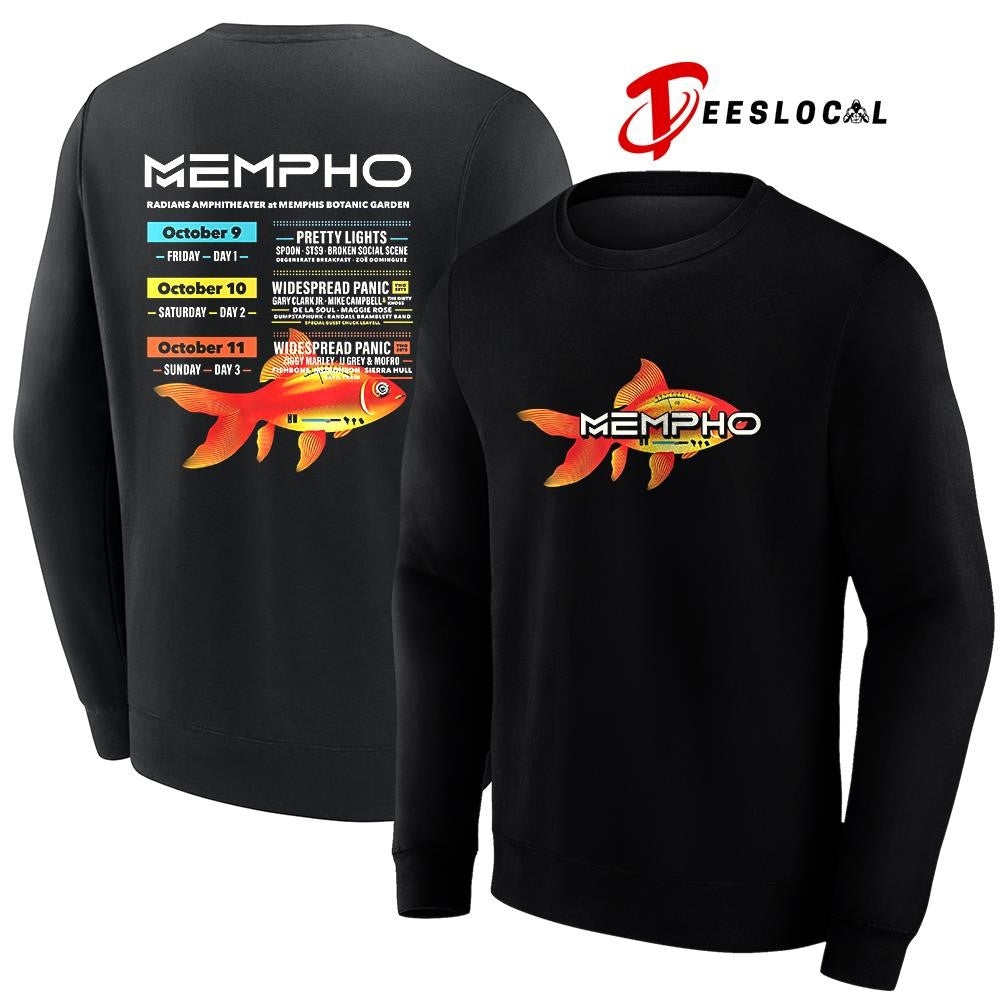Mempho Music festival full lineup Memphis Tennessee Radians Amphitheater shirt Unisex