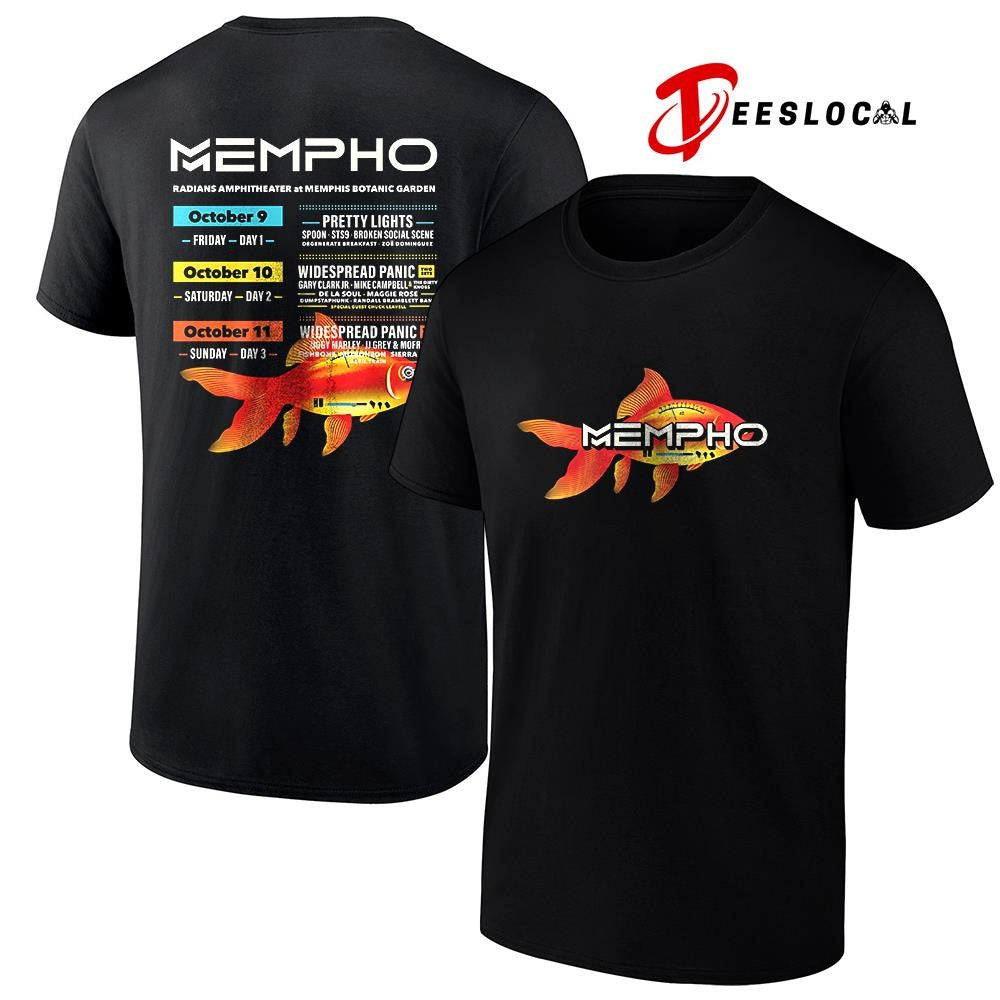 Mempho Music festival full lineup Memphis Tennessee Radians Amphitheater shirt Unisex