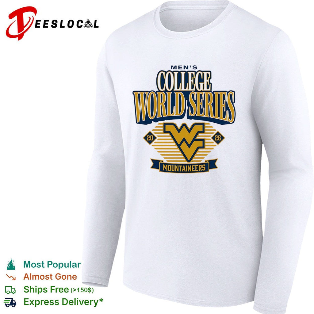 Men’s College World Series 2026 West Virginia Mountaineers logo shirt Unisex