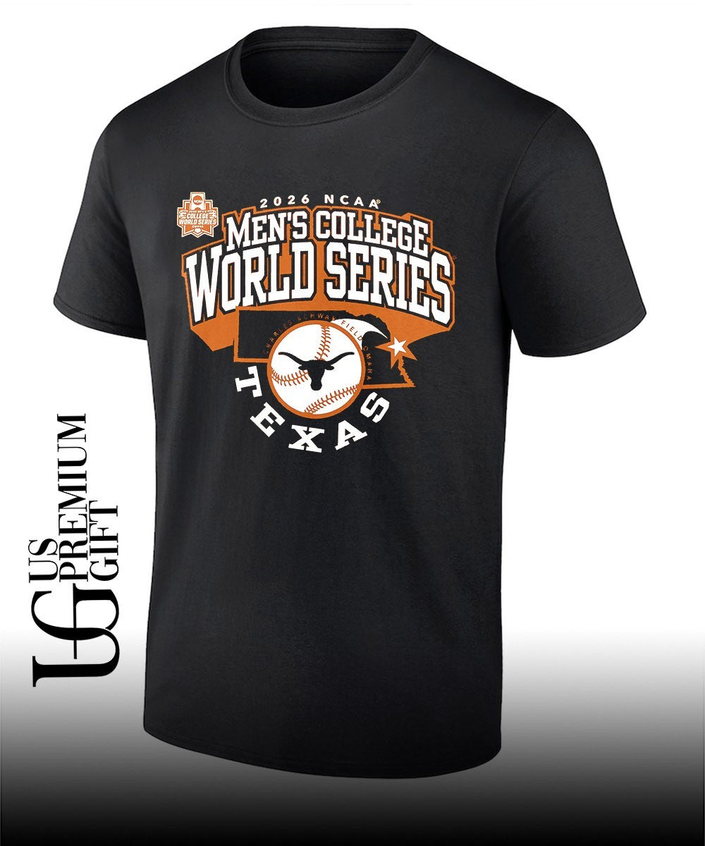 Men’s College World Series Texas Longhorns 2026 Baseball NCAA Bound shirt Unisex
