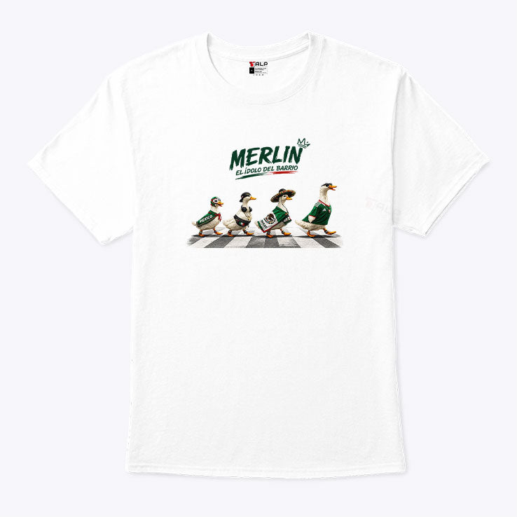 Merlin Mexico Duck El Idolo Del Barrio T Shirt Unisex