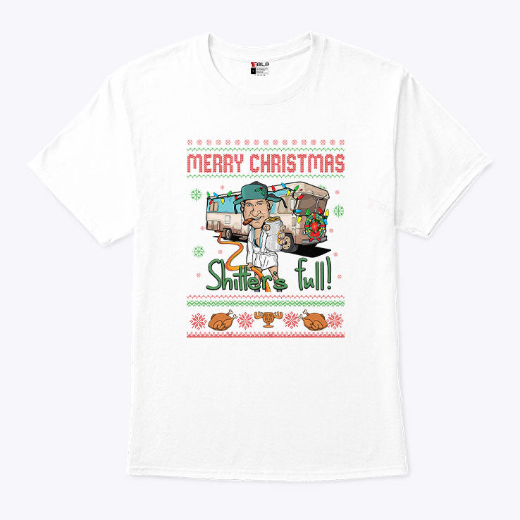 Merry Christmas Shitter’s Full Cousin Eddie T Shirt Unisex
