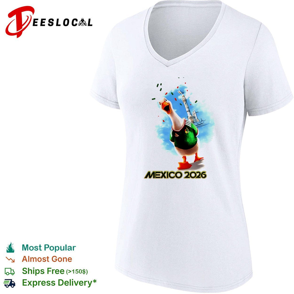 Mexico 2026 World Cup Celebration Soccer Goose shirt Unisex