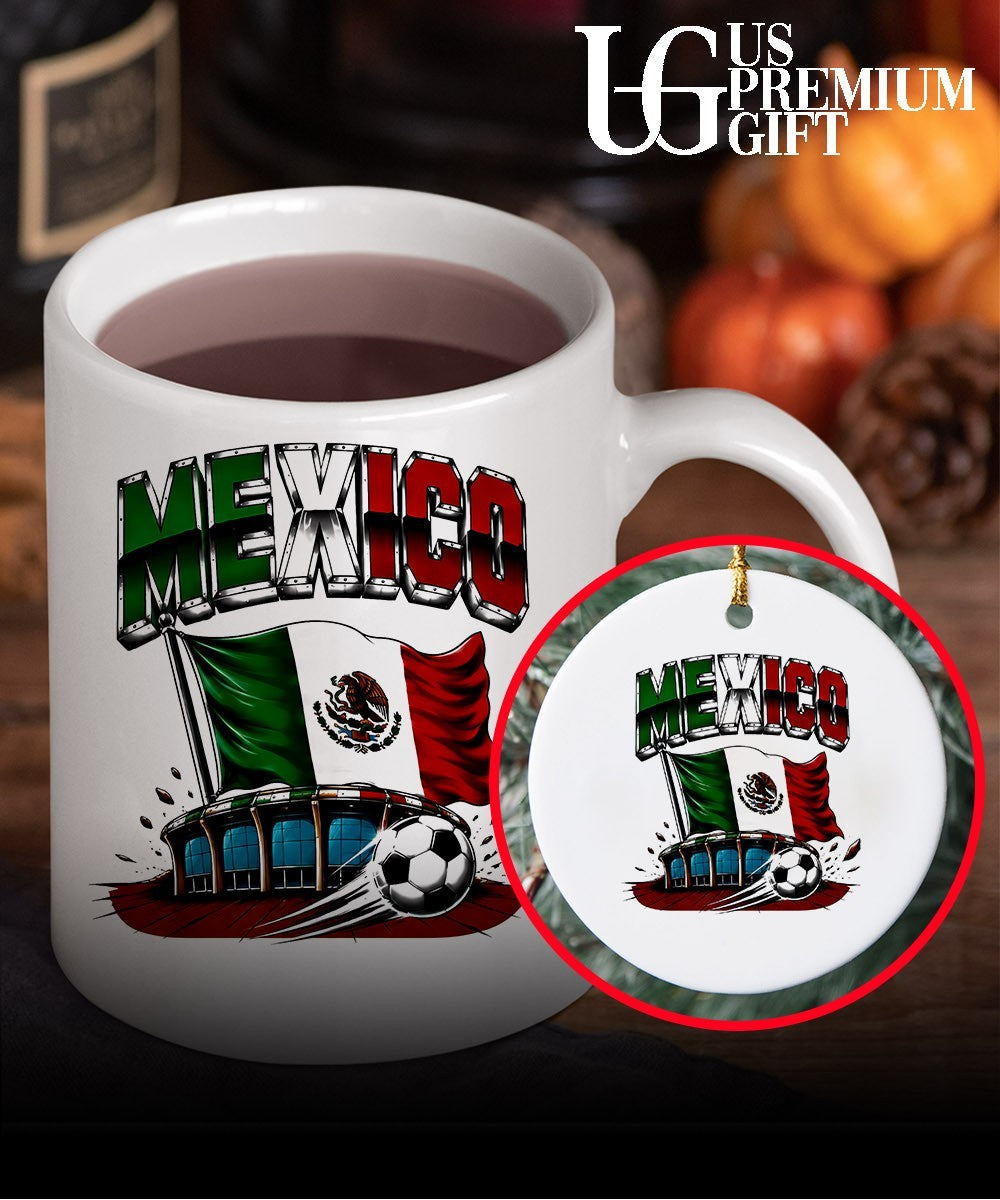 Mexico Soccer Team Stadium Flag Mexico graphic shirt Unisex
