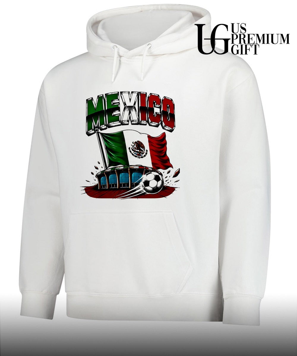 Mexico Soccer Team Stadium Flag Mexico graphic shirt Unisex