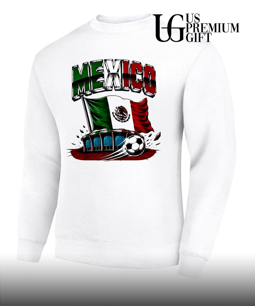 Mexico Soccer Team Stadium Flag Mexico graphic shirt Unisex
