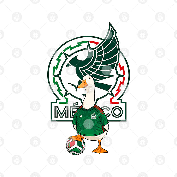 Mexico World Cup Merlin The Duck T Shirt Unisex