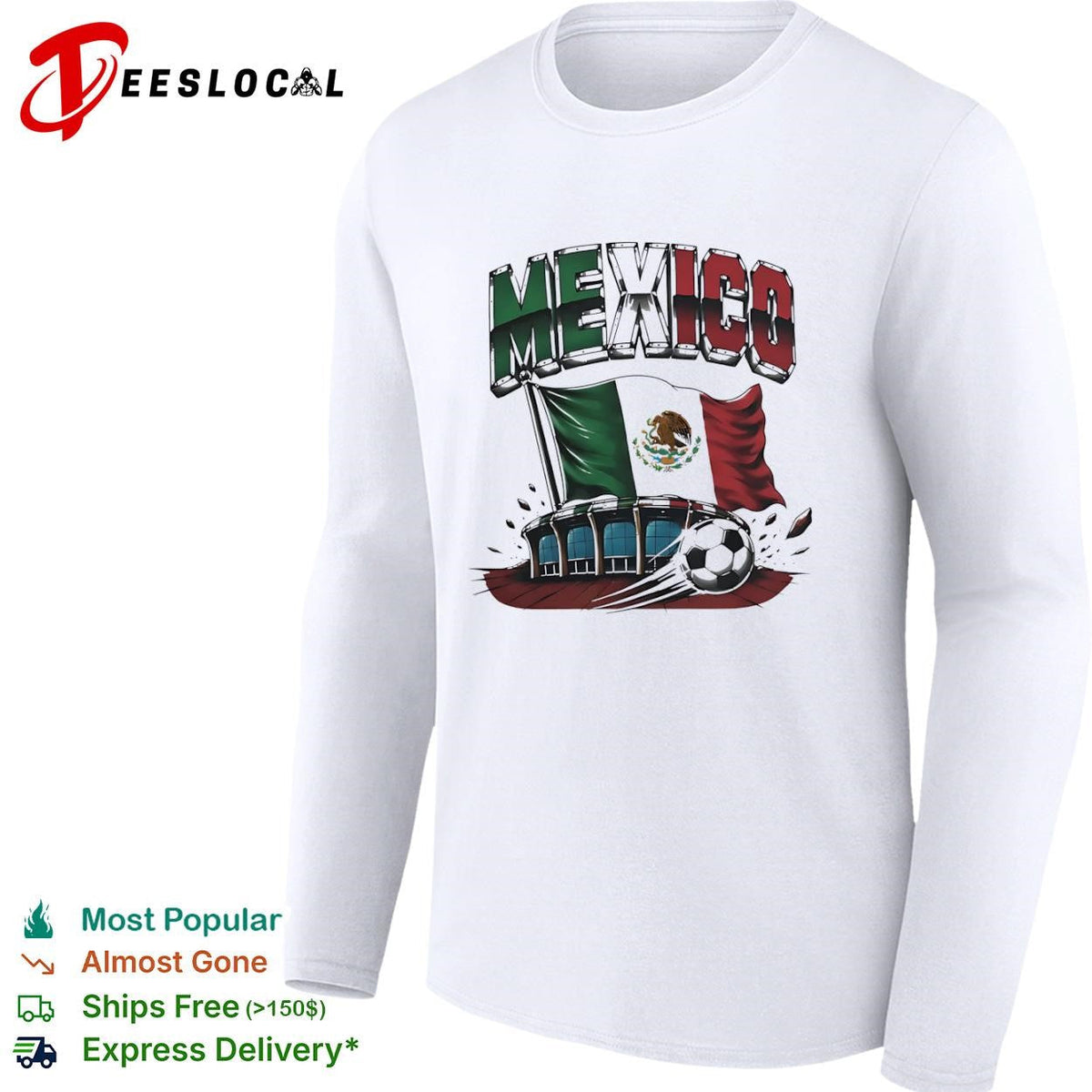 Mexico soccer ball shirt Unisex