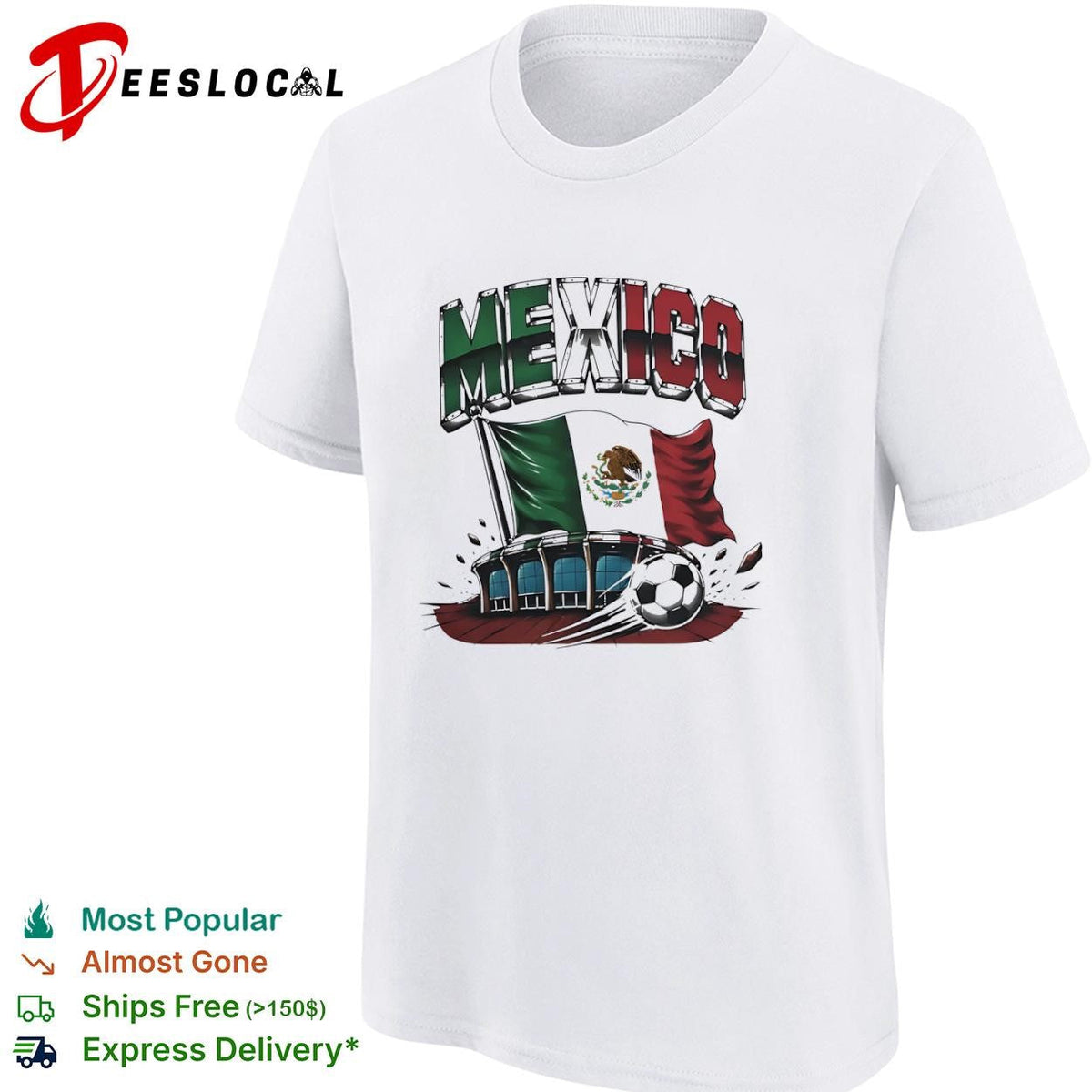Mexico soccer ball shirt Unisex