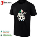 Mexico soccer flaming ball flag diamond vintage dark shirt Unisex