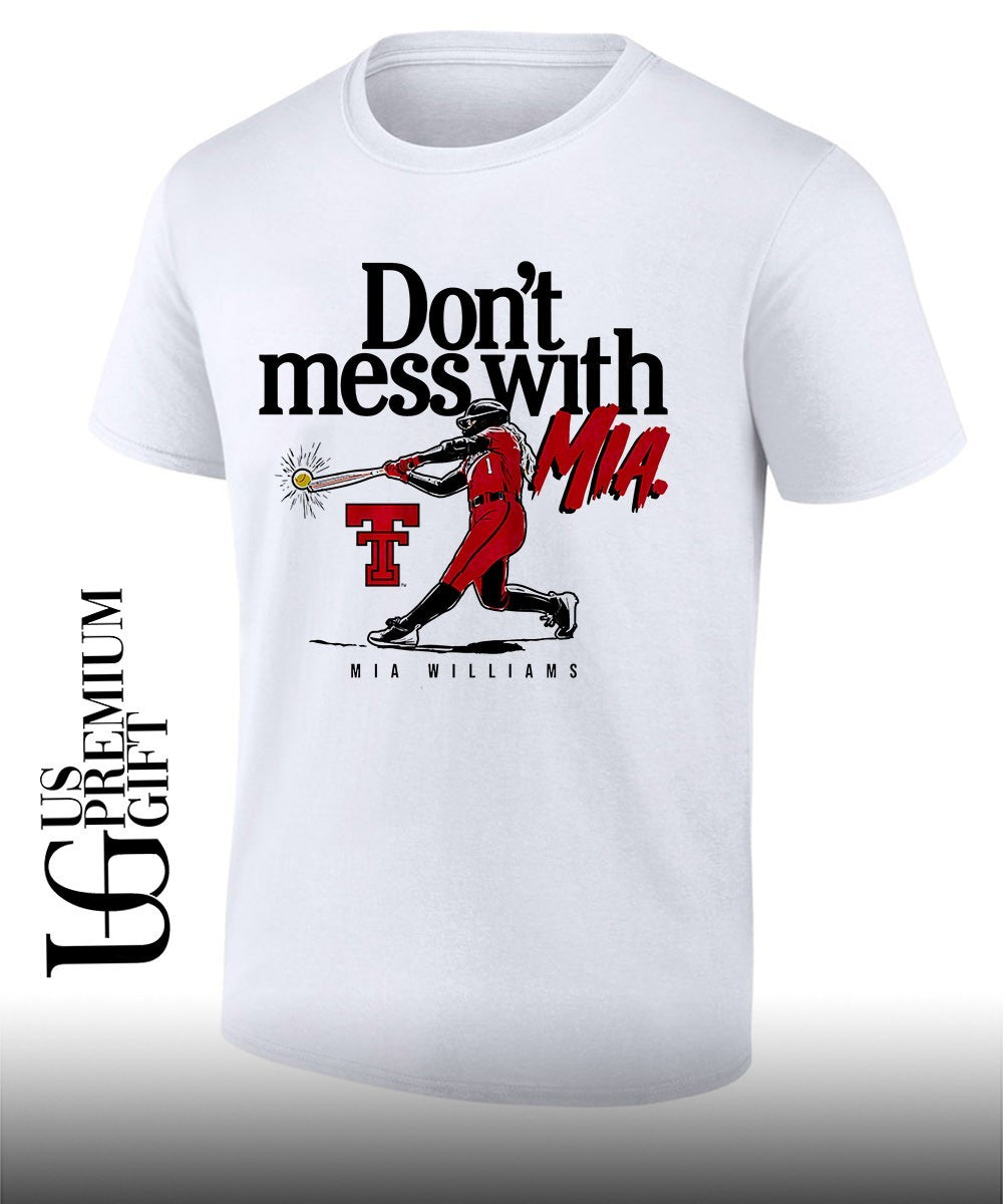 Mia Williams Texas Tech Red Raiders Softball shirt Unisex