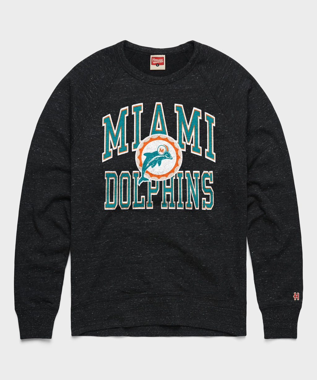 Miami Dolphins Arch Crewneck Unisex