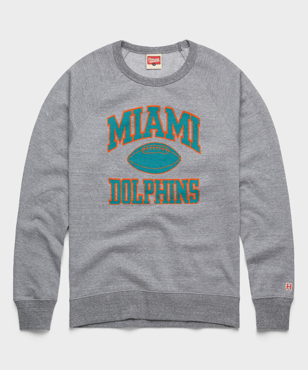 Miami Dolphins Gridiron Crewneck Unisex
