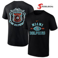 Miami Dolphins law enforcement tribute protect and serve logo shirt Unisex