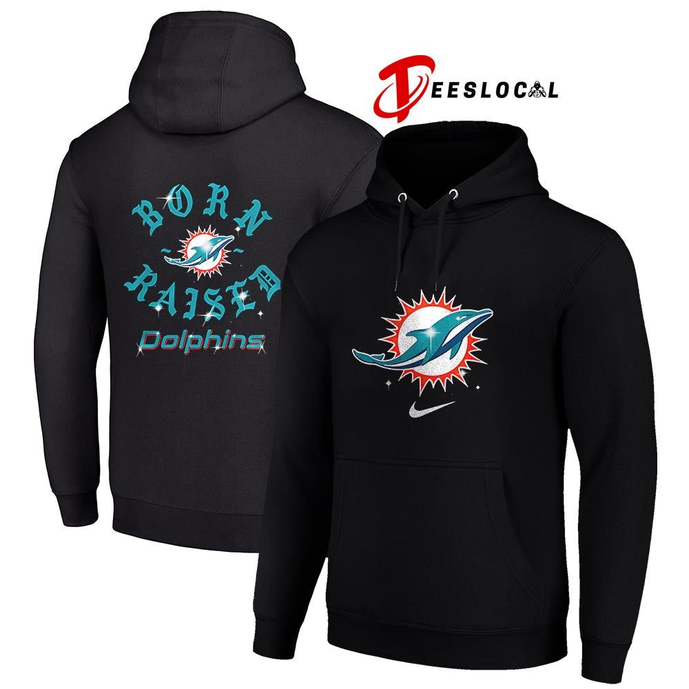 Miami Dolphins x Born and Raised logo shirt Unisex