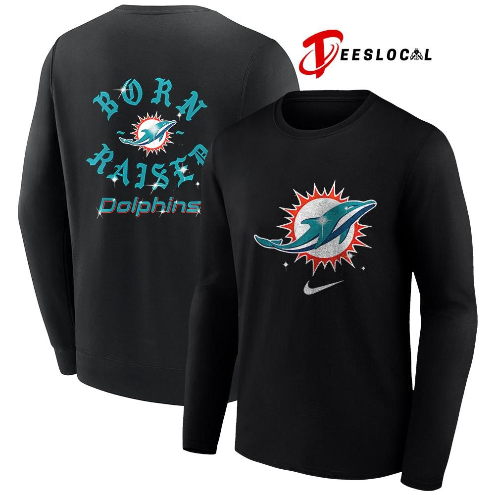 Miami Dolphins x Born and Raised logo shirt Unisex