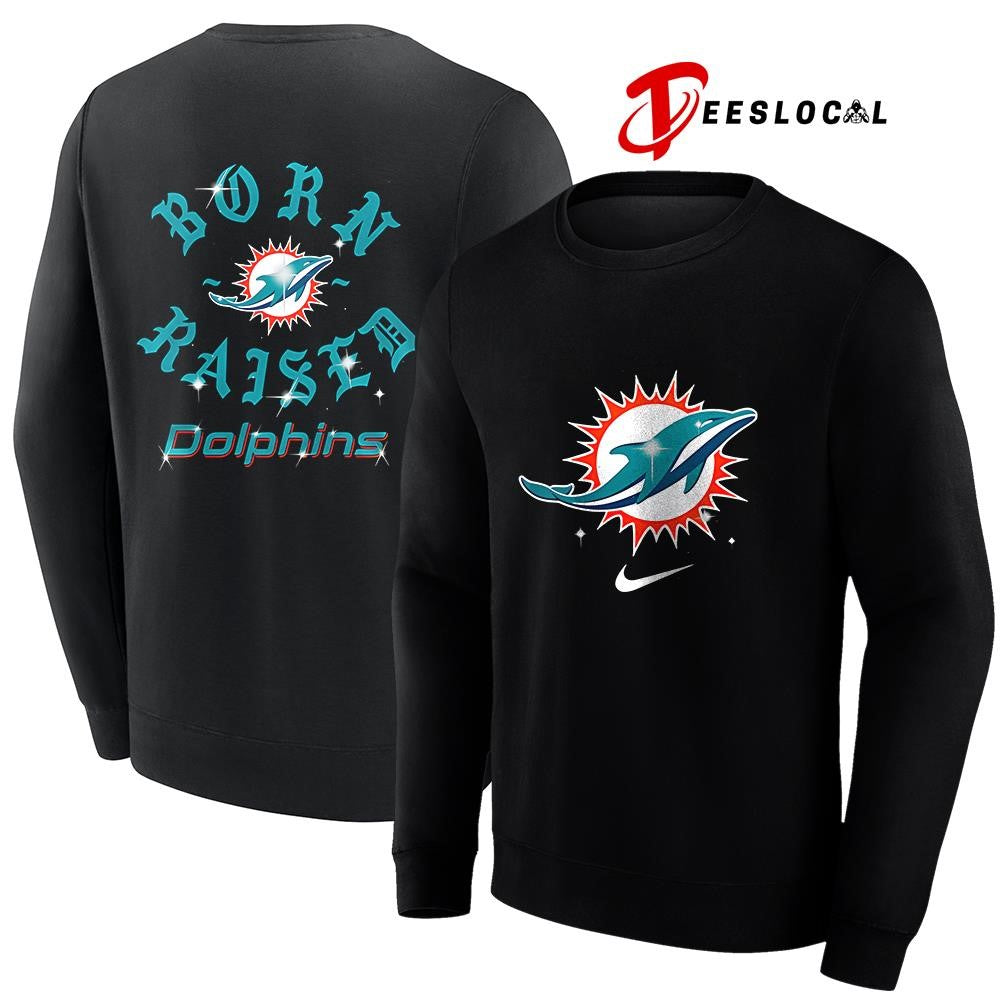 Miami Dolphins x Born and Raised logo shirt Unisex