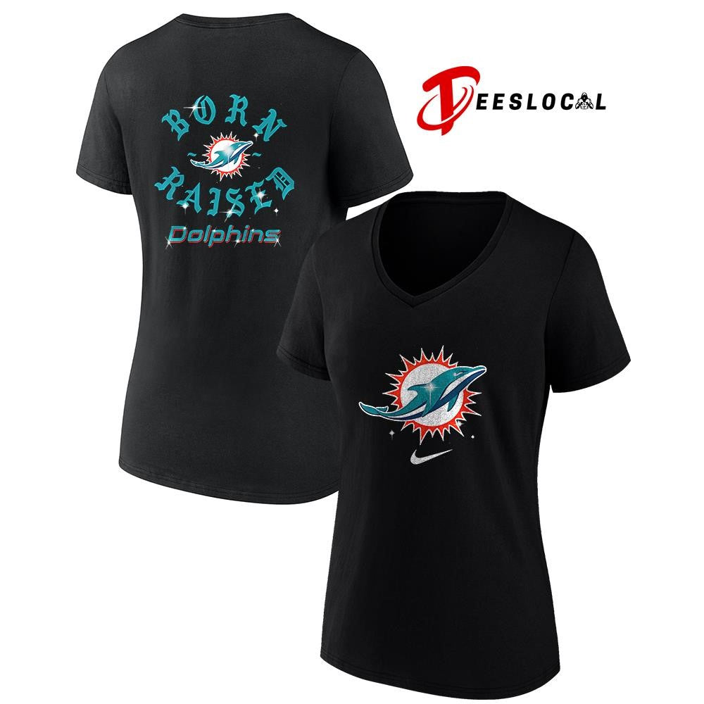 Miami Dolphins x Born and Raised logo shirt Unisex