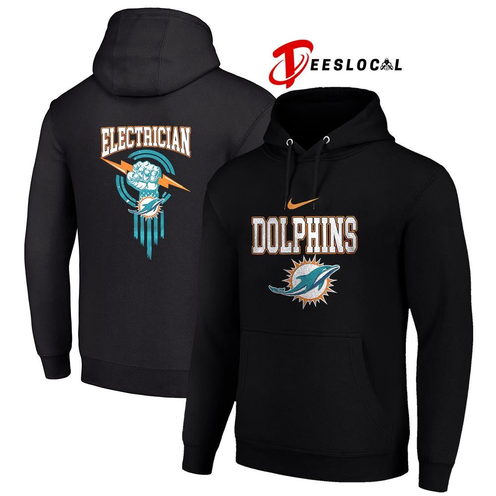 Miami Dolphins x Electrician logo shirt Unisex