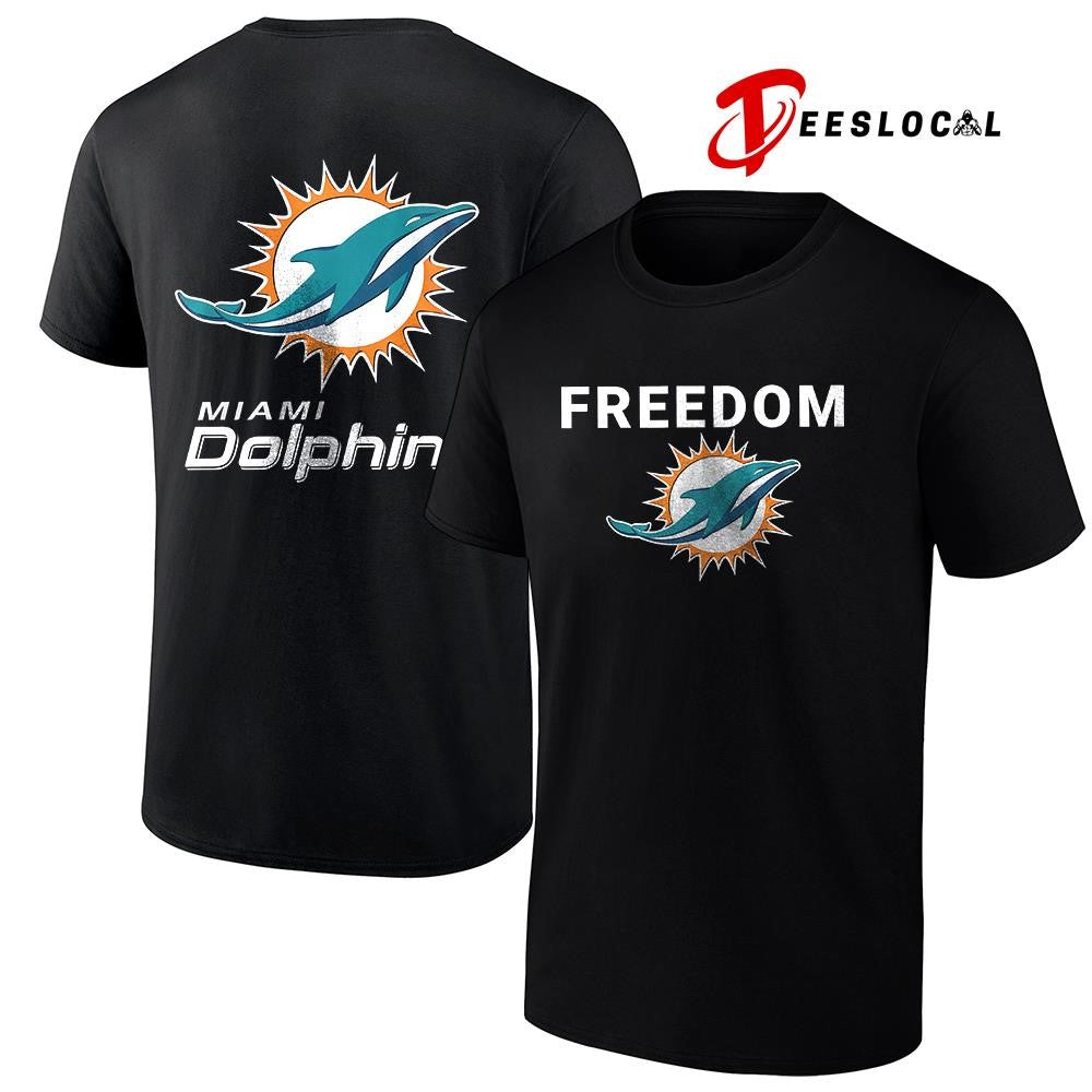 Miami Dolphins x Freedom logo shirt Unisex