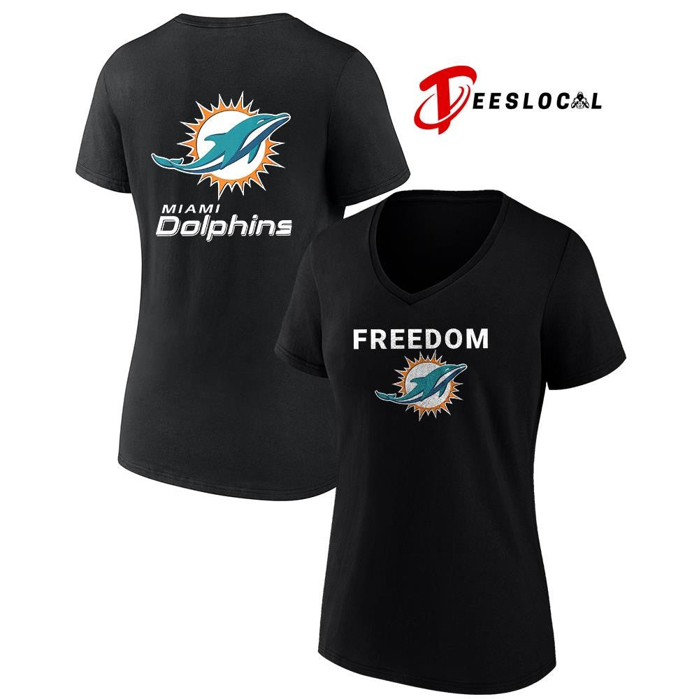 Miami Dolphins x Freedom logo shirt Unisex